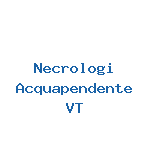 Necrologi Acquapendente 