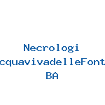 Necrologi Acquaviva delle Fonti 